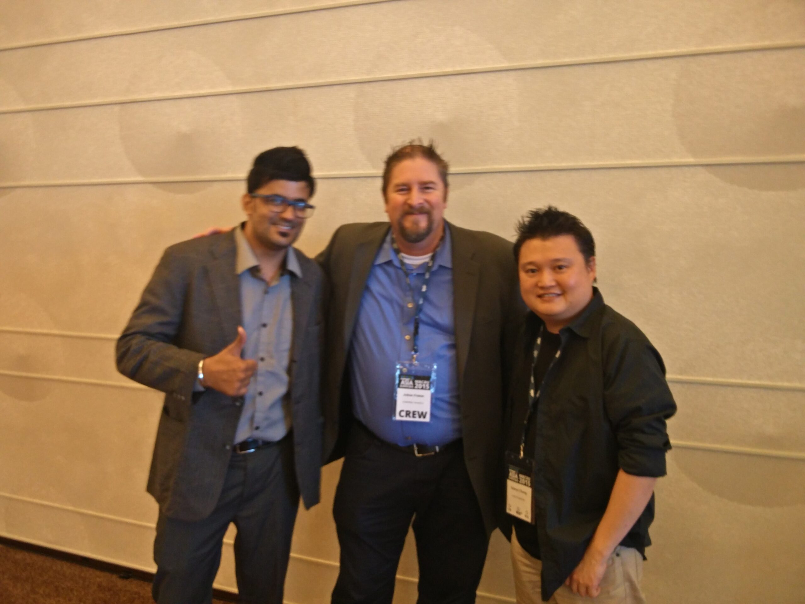 With Jothan Frakes and Edmon Chung IMG_20150905_154659
