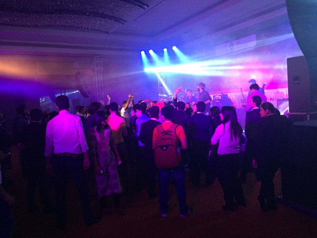 Agnee Band performing live India Affiliate Summit 2015 Delhi Agnee Band performing live