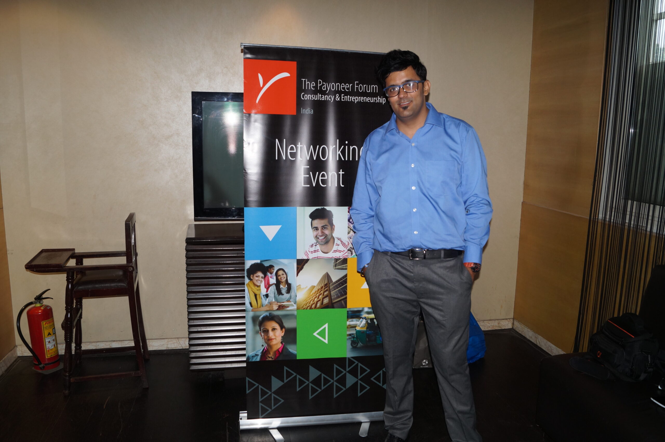 Jitendra vaswani Payoneer Networking Dinner Delhi july 10th 2015 India Jitendra vaswani