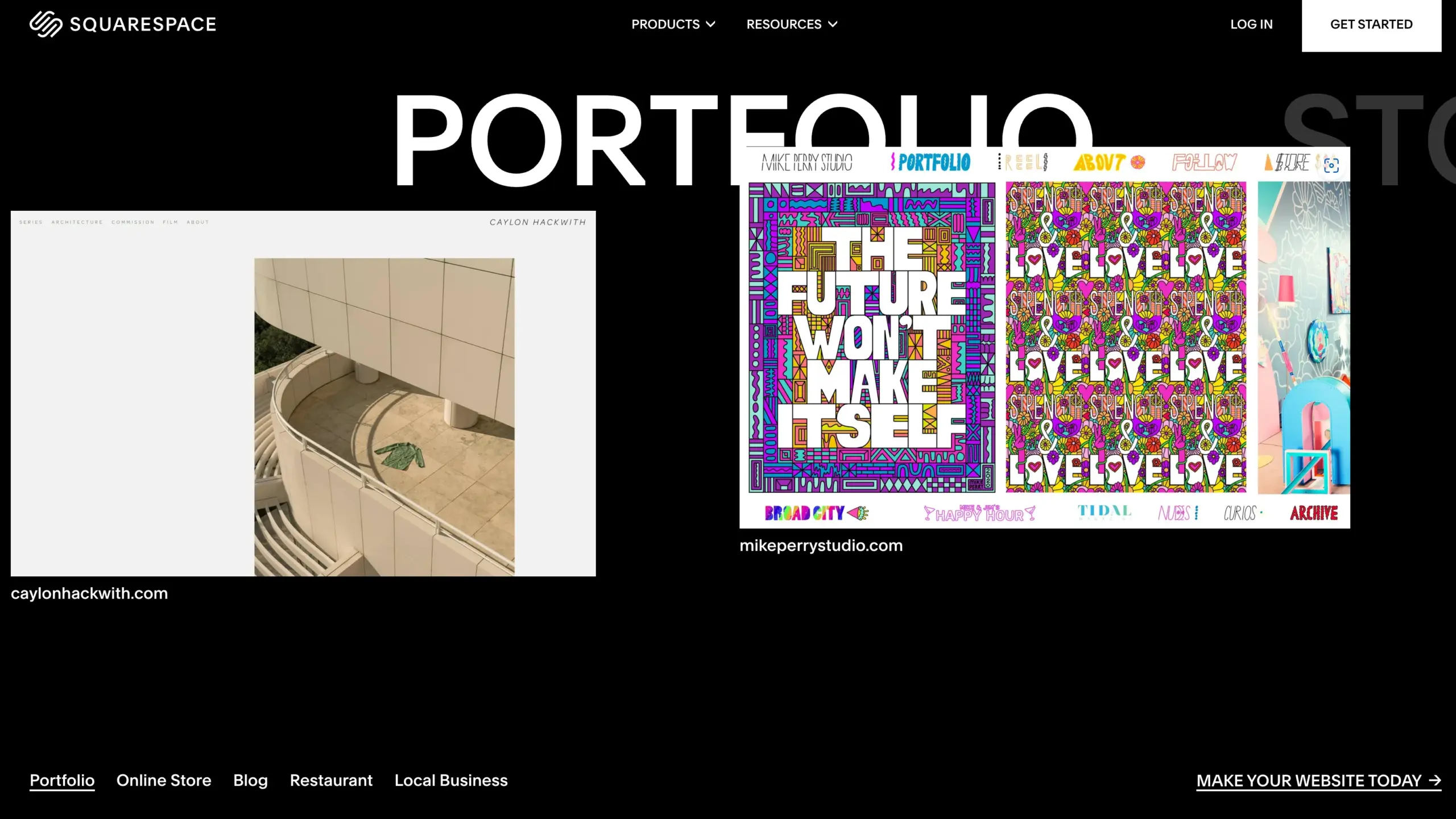 SquareSpace design