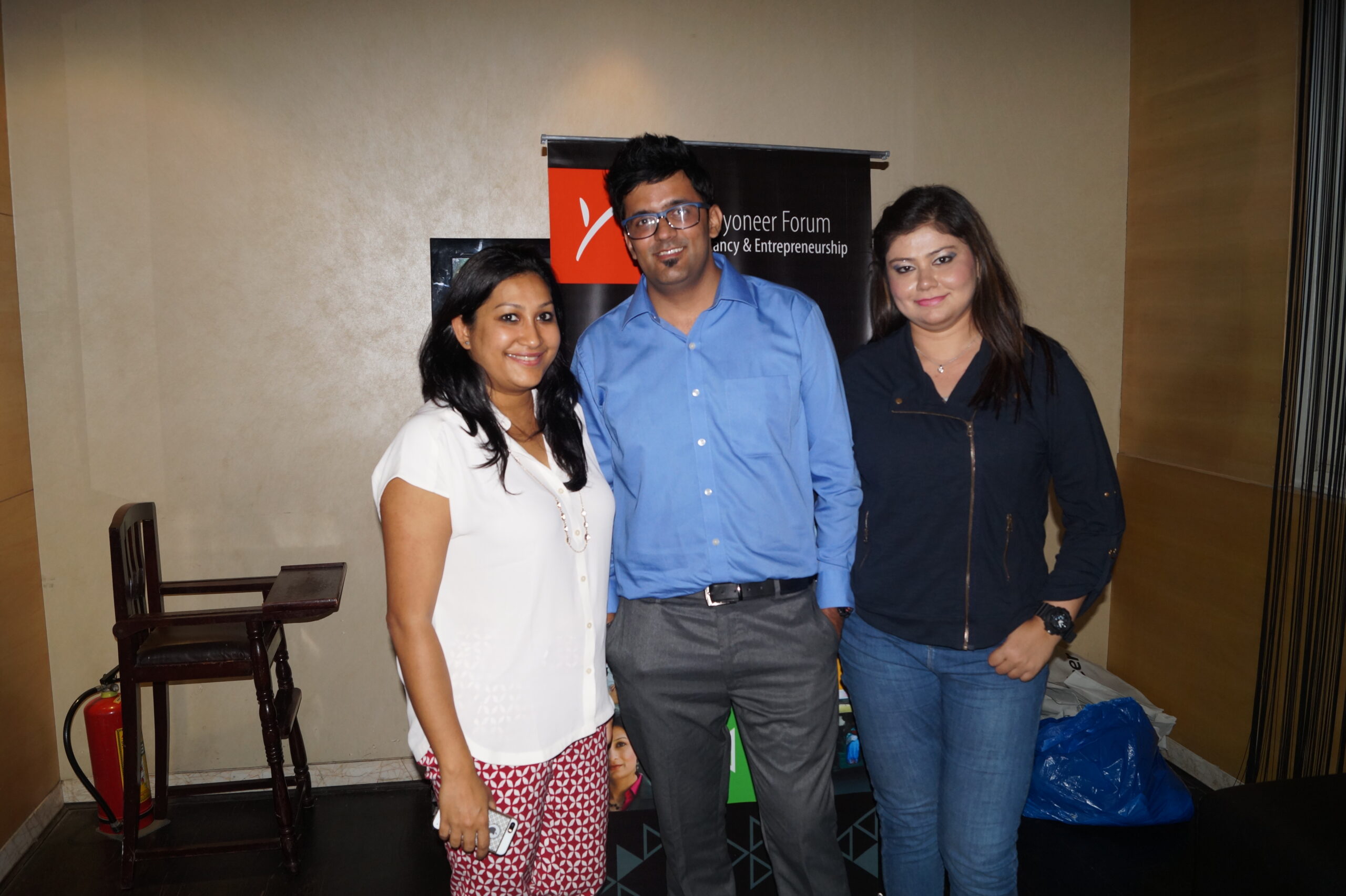 with payoneer team sanjukta and chitraparna with payoneer team sanjukta and chitraparna