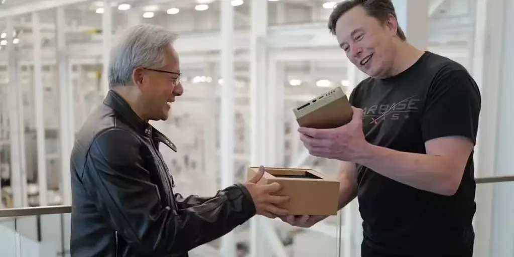 Nvidia CEO Gifts Shoebox AI Supercomputer