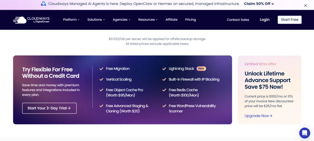 Cloudways Free Trial