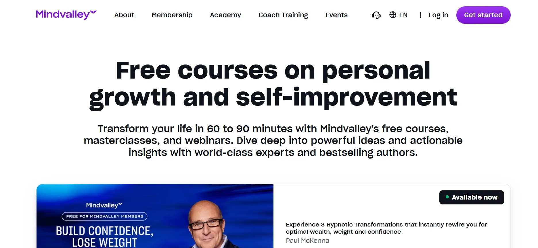 Mindvalley Free Trial