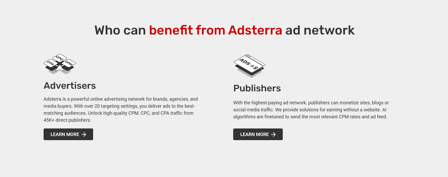 Adsterra for publishers and advertisers Adsterra for publishers and advertisers