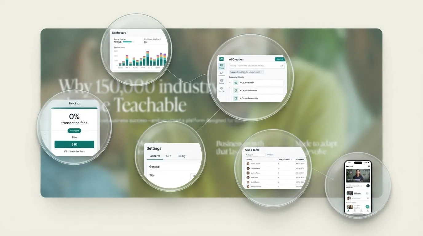 features of Teachable