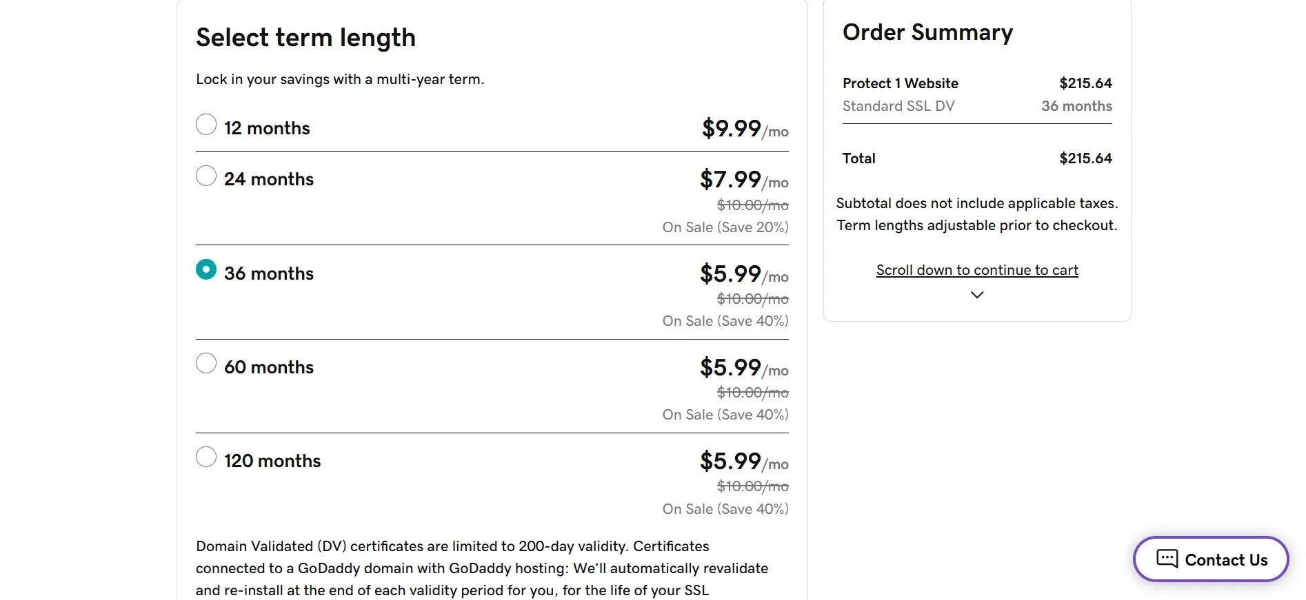 GoDaddy SSl step 4