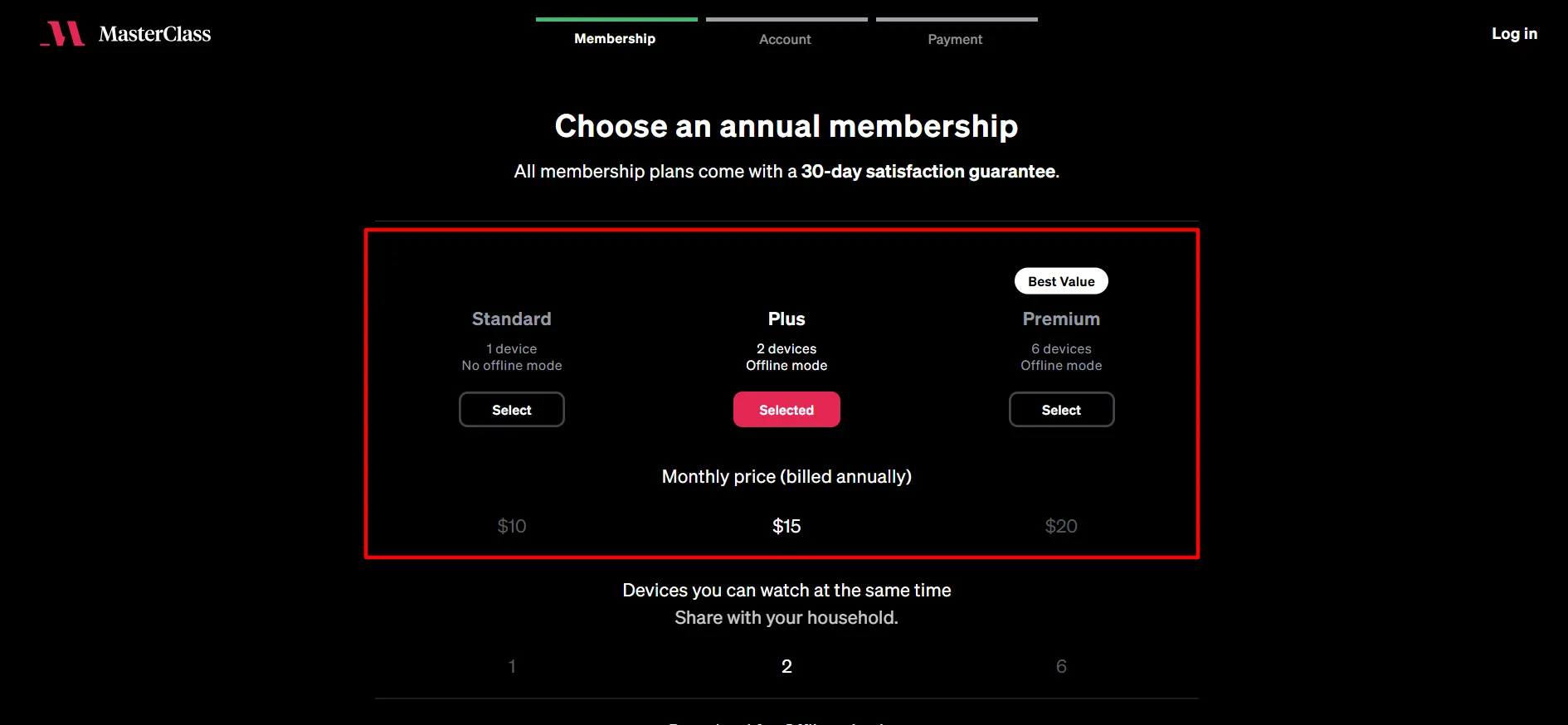 Masterclass Login 3