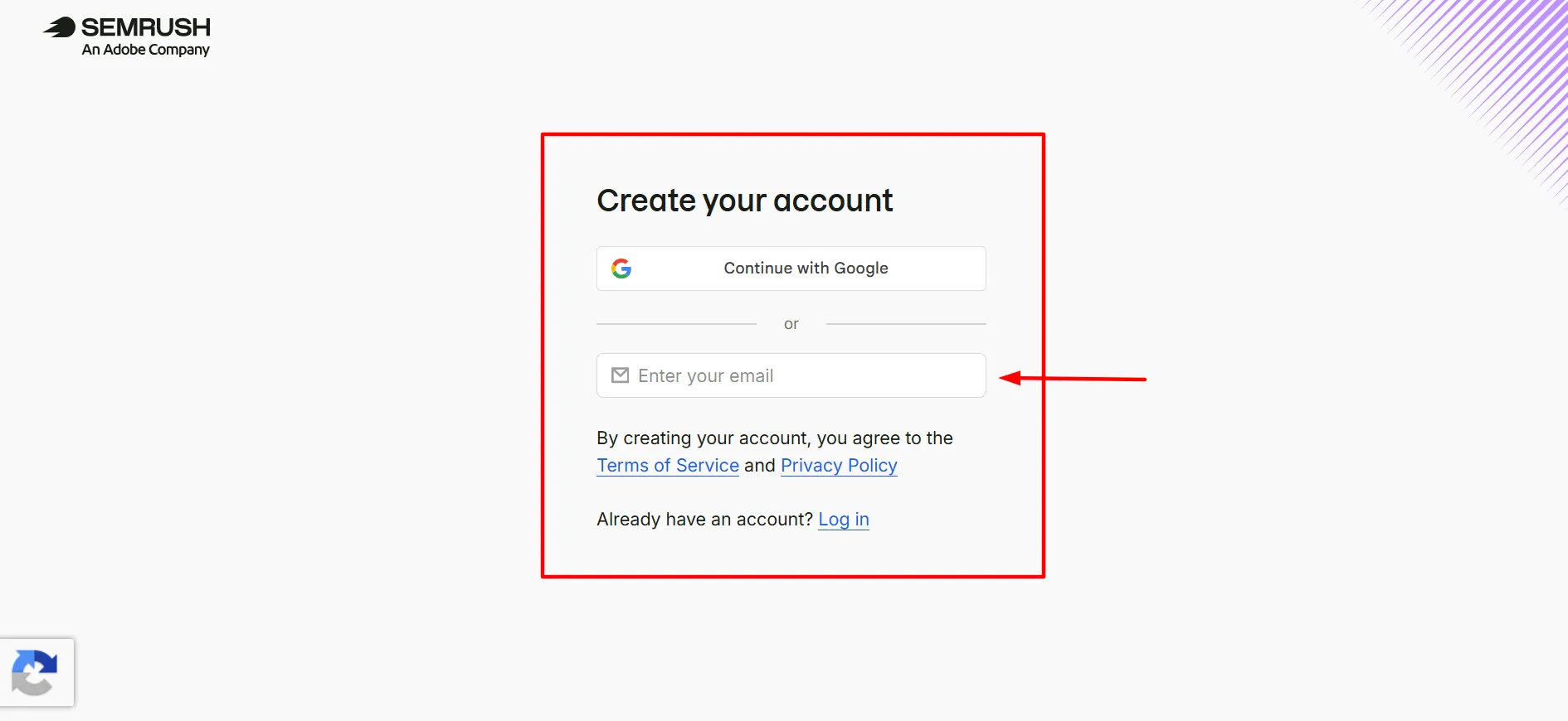 semrush login 4
