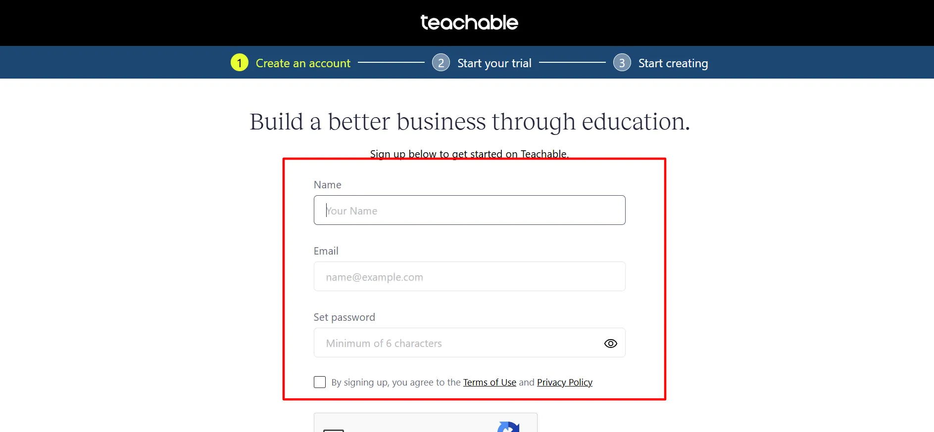 teachable coupon step 3