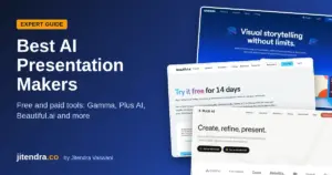 Best AI presentation makers: Gamma, Beautiful.ai, Plus AI and more compared (jitendra.co)