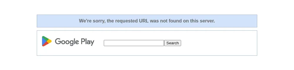 CapCut Google Play page showing "not found" when opened from India