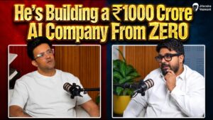 Chandan Mishra, founder of Smart Infovision, on AI in Indian education at Inside A Hustler's Brain podcast with Jitendra Vaswani