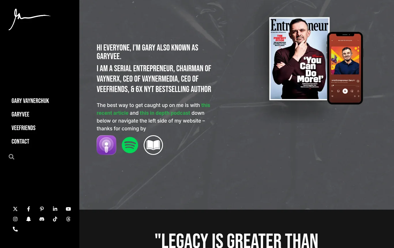 Gary Vaynerchuk Net Worth - official website Gary Vaynerchuk Net Worth - official website