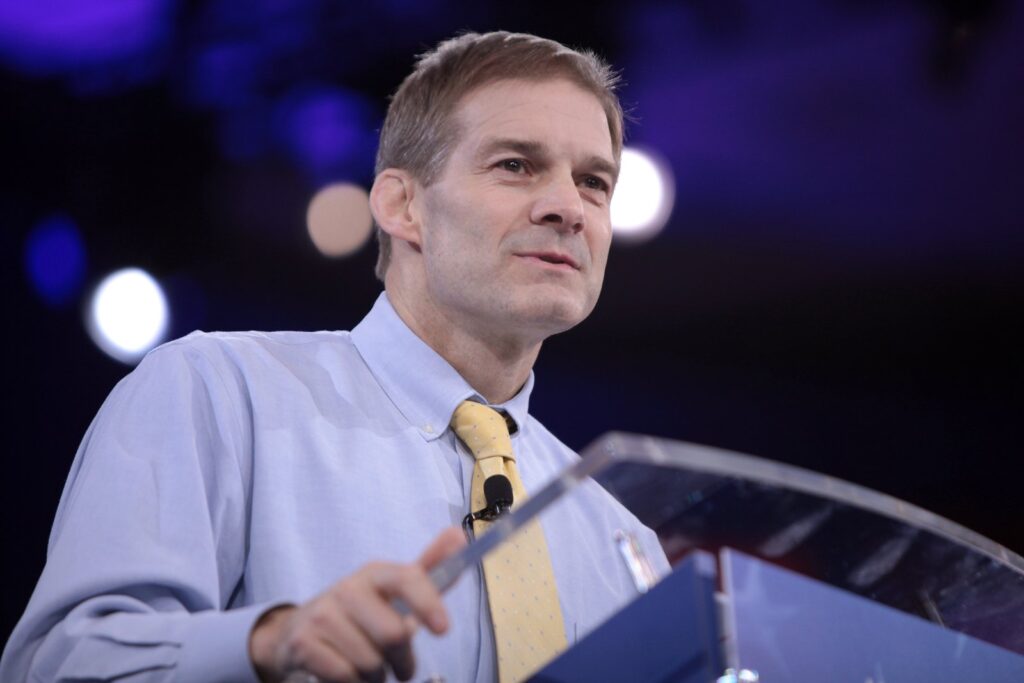 Jim Jordan speaking at CPAC, linked to Jim Jordan net worth and political career