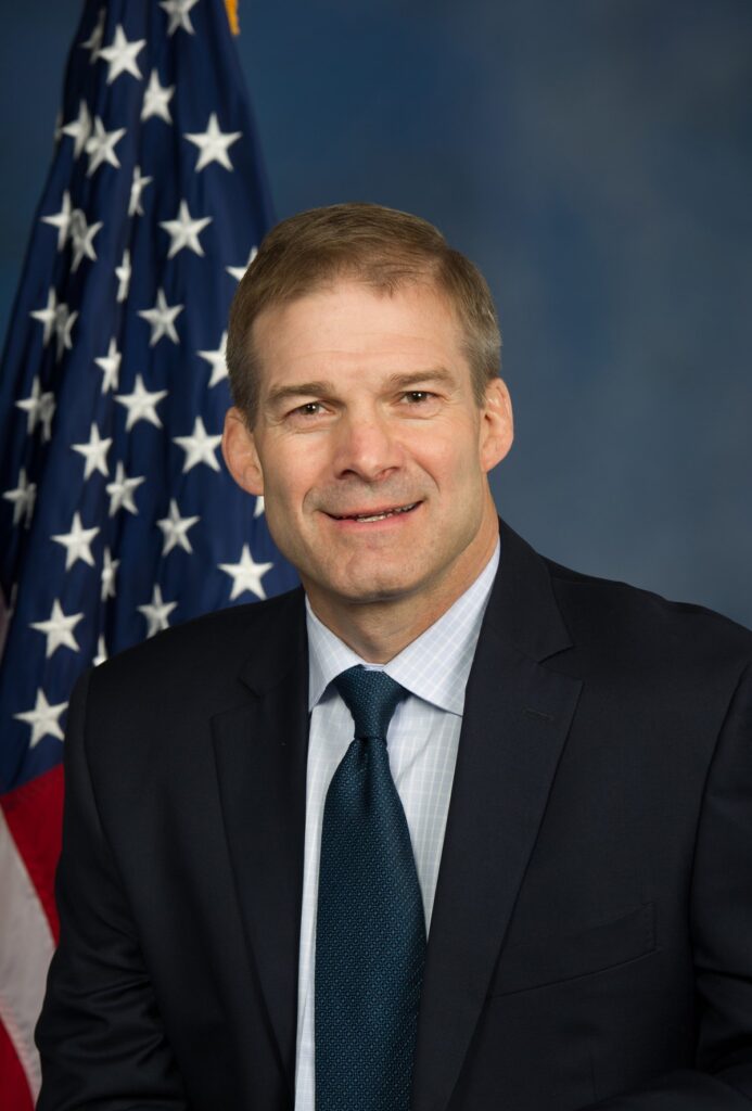 Jim Jordan official congressional portrait for Jim Jordan net worth