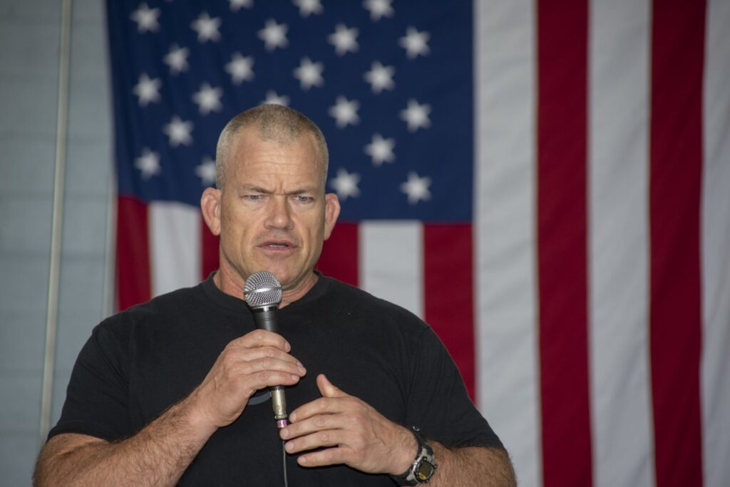 Jocko Willink speaking to Pennsylvania Guardsmen, as leadership talks add to Jocko Willink net worth