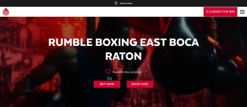 Rumble Boxing East Boca Raton studio page, a business stake in Johnny Bananas net worth