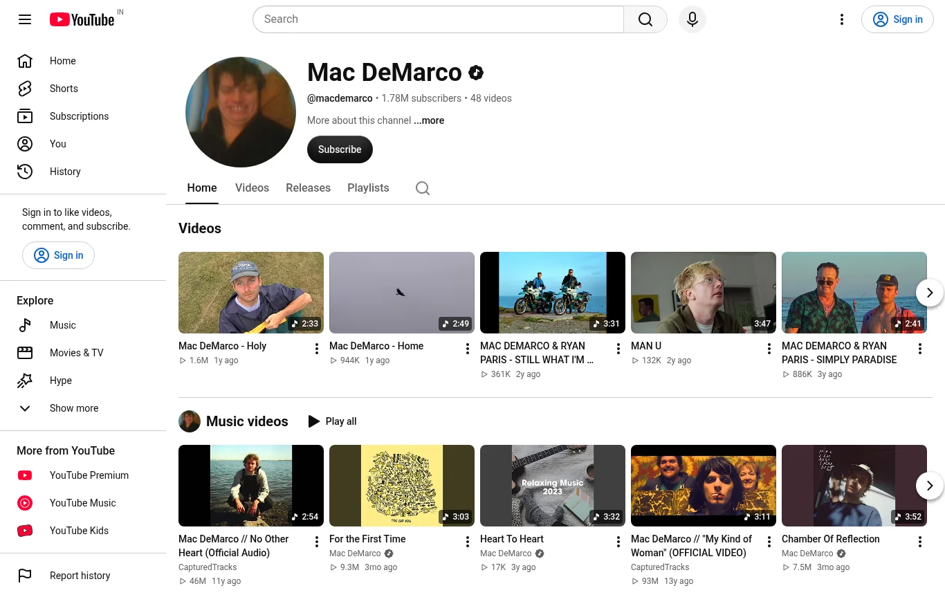 Mac DeMarco Net Worth - official YouTube channel Mac DeMarco Net Worth - official YouTube channel