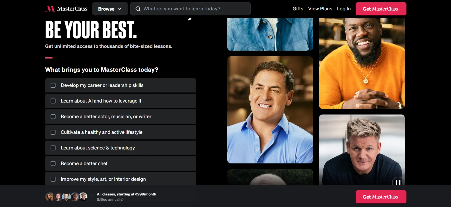 MasterClass Subscription