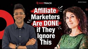 Mila Staneva, Head of Partnerships at RedTrack, on Inside A Hustler's Brain podcast with Jitendra Vaswani in Barcelona