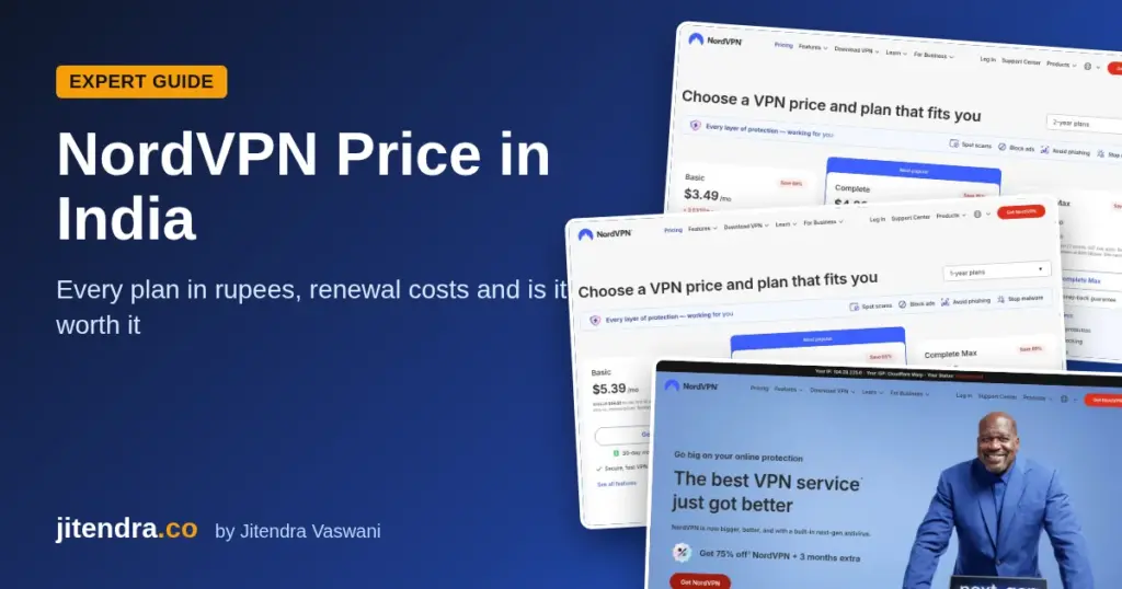 NordVPN price in India: every plan in rupees, renewal costs and verdict (jitendra.co)