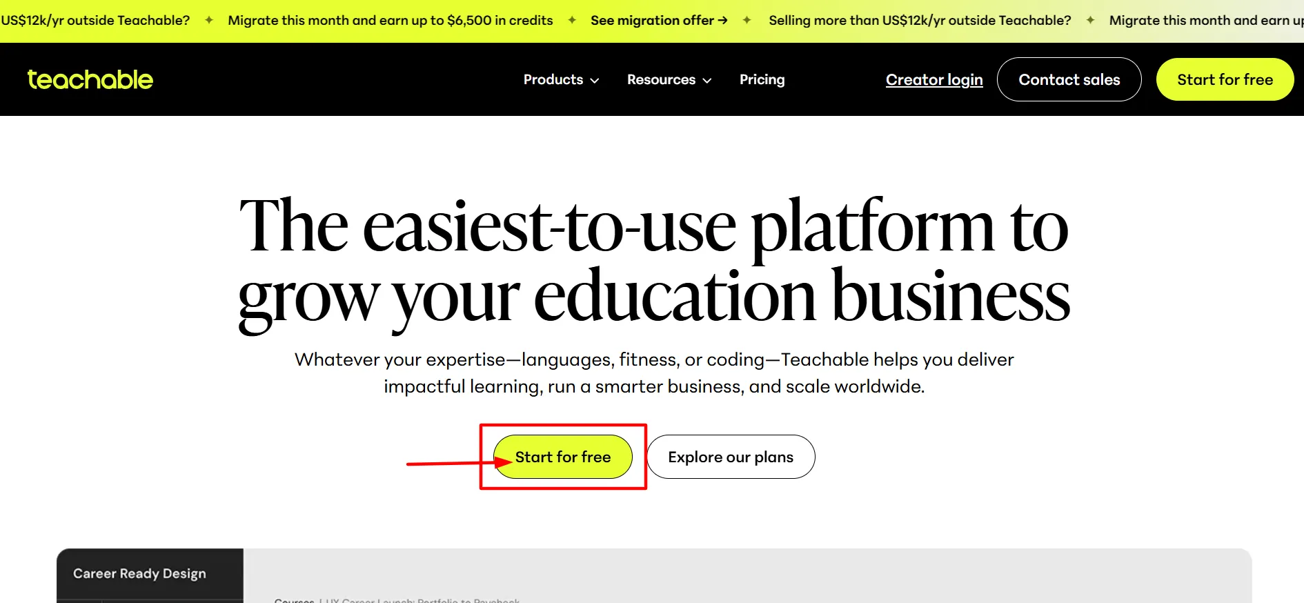 teachable-free-plan
