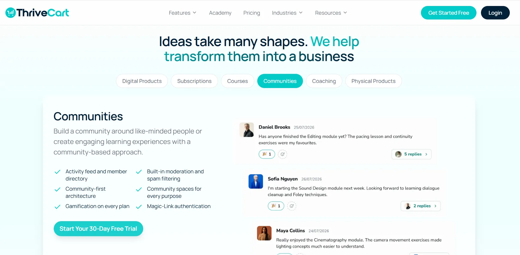 thrivecart-communities