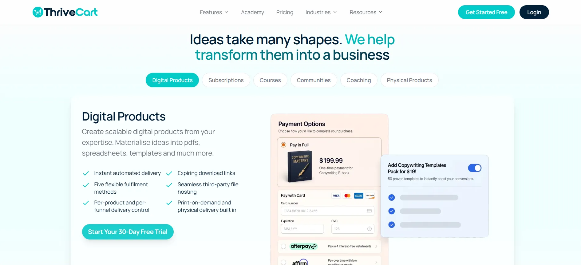 ThriveCart Free Trial