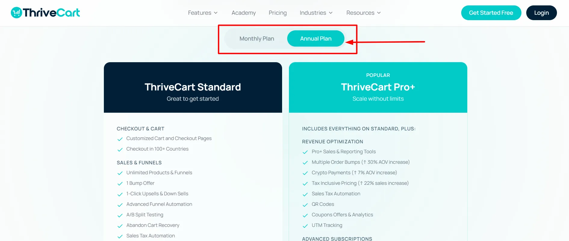 Thrivecart step 3
