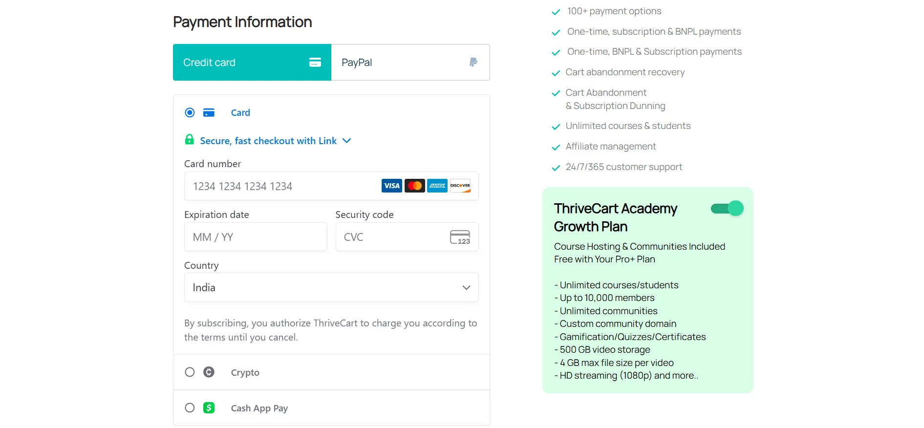 Thrivecart step 5