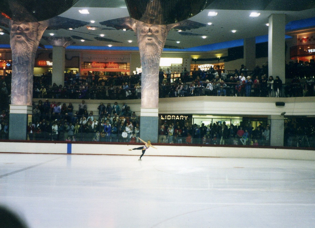 Tonya Harding practicing before the Olympics, the peak years behind her net worth