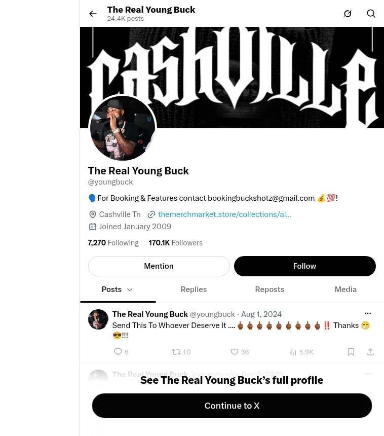 Young Buck Net Worth - official X profile Young Buck Net Worth - official X profile